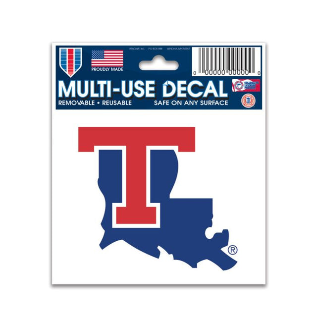 Calcomanía multiusos de Louisiana Tech Bulldogs de 3" x 4"