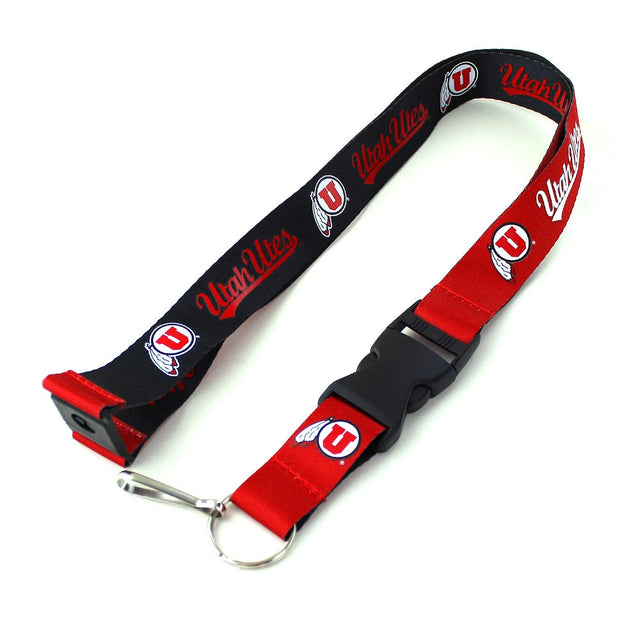 Utah Utes (BLACK/RED) Reversible Lanyard Ccp-Ln-162-23