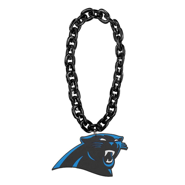 Cadena para fanáticos de Carolina Panthers (NEGRA) -FF-590-29