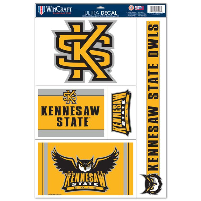 Kennesaw State Owls Multi Use Decal 11" x 17"