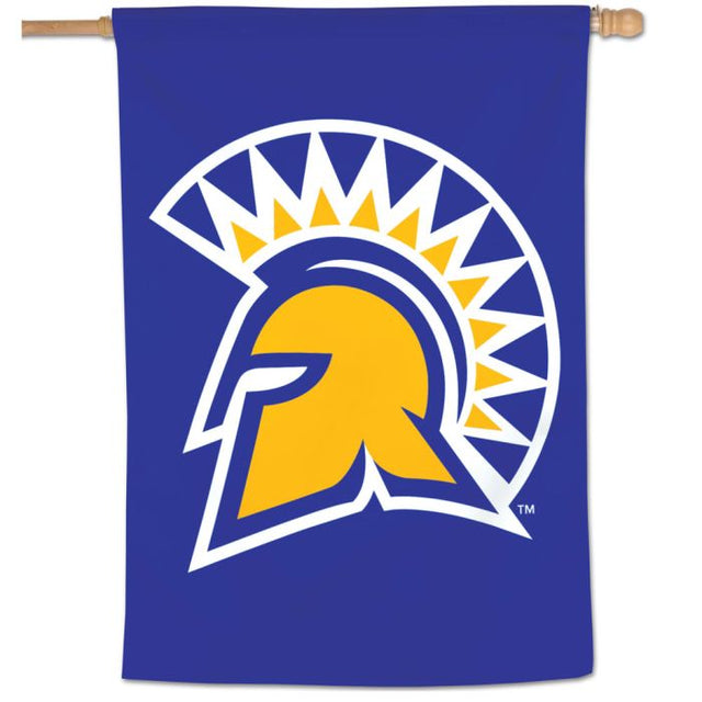 Bandera vertical de los Spartans de San José State de 28" x 40"