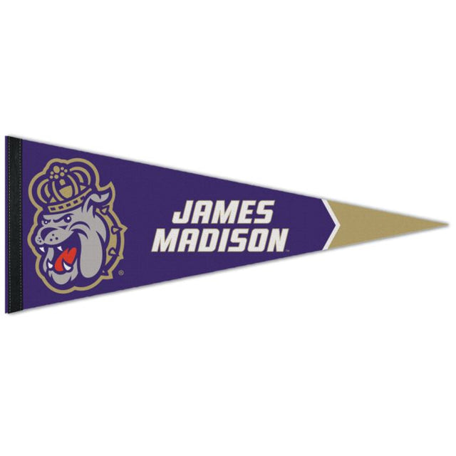 Banderín premium de James Madison Dukes de 12" x 30"