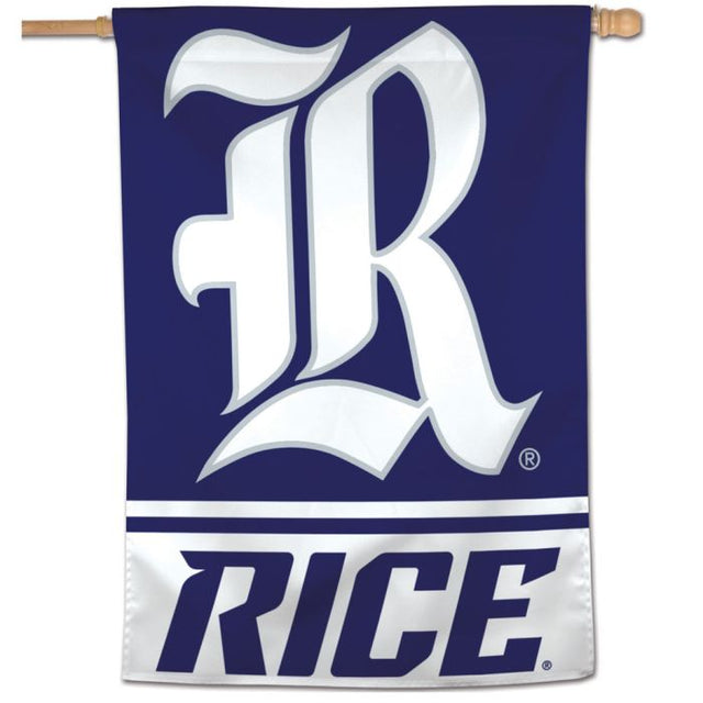 Bandera vertical de Rice Owls de 28" x 40"