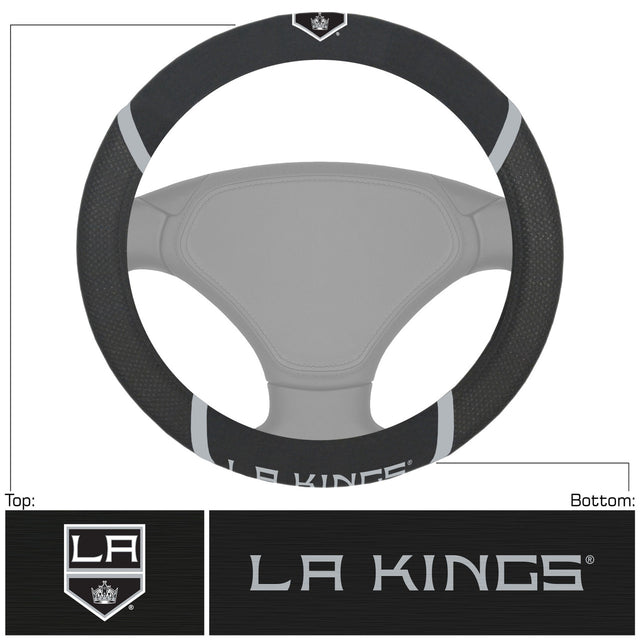 Funda de volante de malla/cosida de Los Angeles Kings