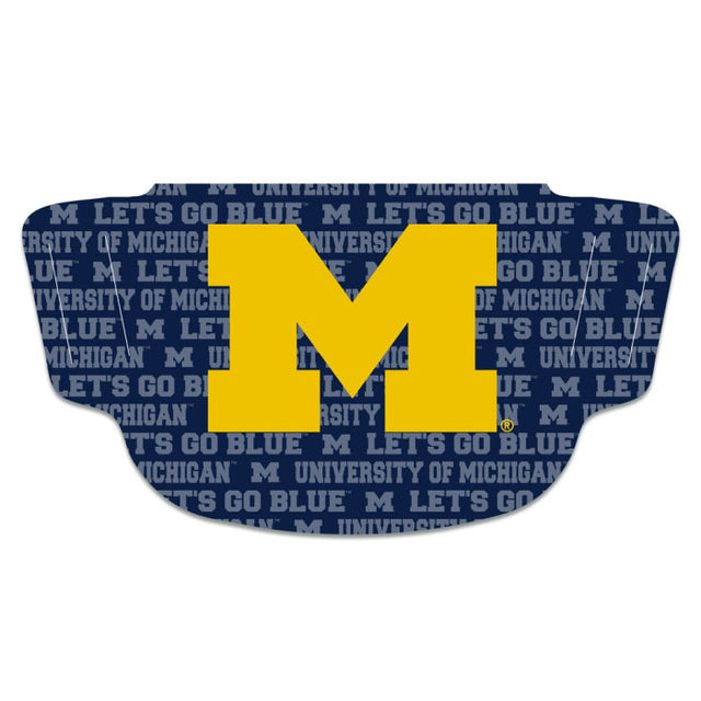 Mascarillas para fanáticos de los Wolverines de Michigan