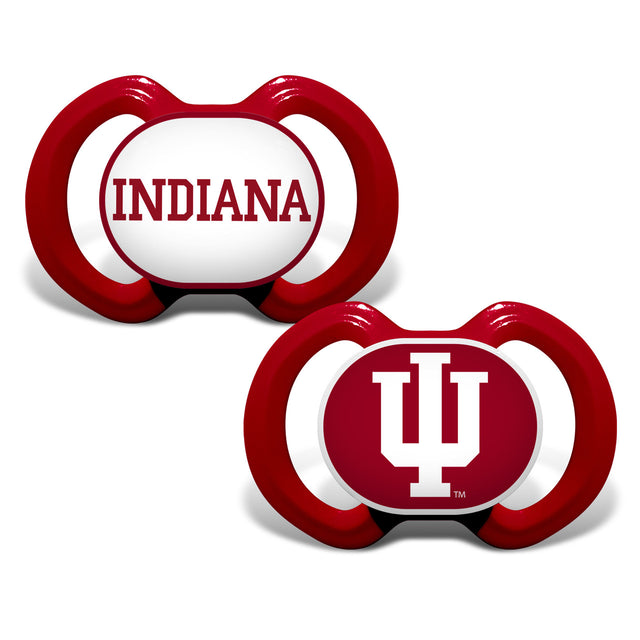 Paquete de 2 chupetes de Indiana Hoosiers