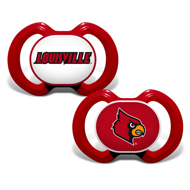 Paquete de 2 chupetes de los Louisville Cardinals