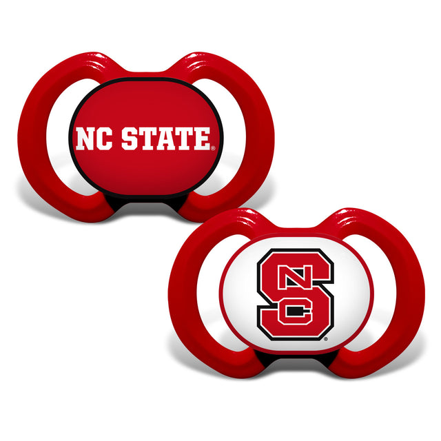 Paquete de 2 chupetes de North Carolina State Wolfpack