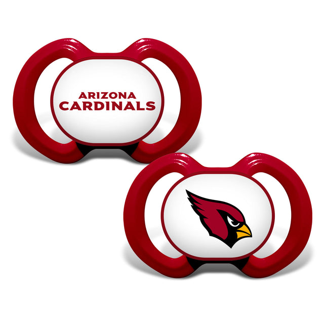 Paquete de 2 chupetes de los Arizona Cardinals