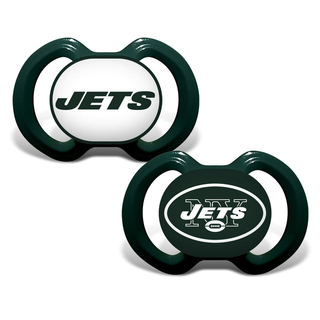 Pack de 2 chupetes de los New York Jets