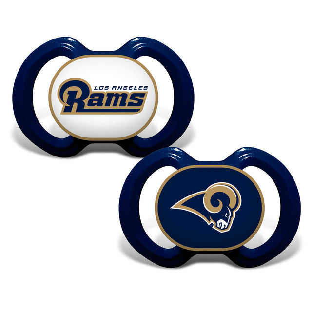 Paquete de 2 chupetes de Los Angeles Rams