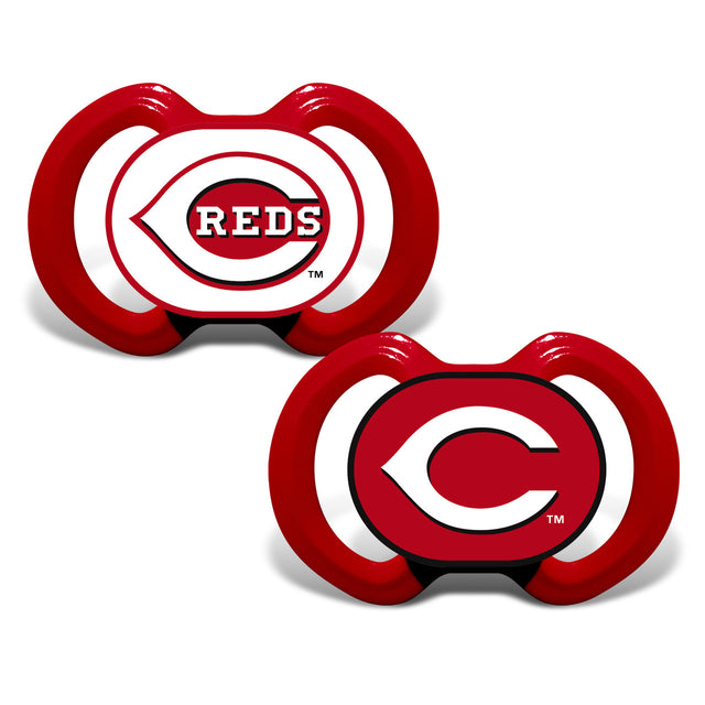 Paquete de 2 chupetes de los Cincinnati Reds