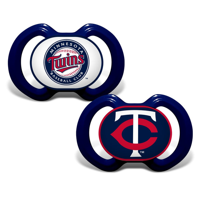 Paquete de 2 chupetes de los Minnesota Twins