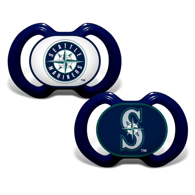 Paquete de 2 chupetes de los Seattle Mariners