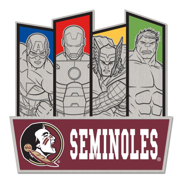 Florida State Seminoles / Marvel (c) 2021 MARVEL Collector Pin Jewelry Card