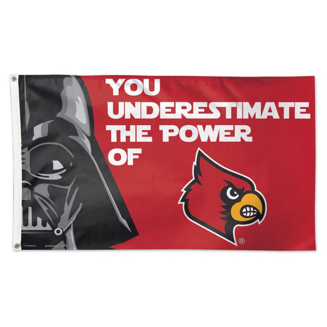 Bandera de los Louisville Cardinals / Star Wars Darth Vader - Deluxe 3' X 5'