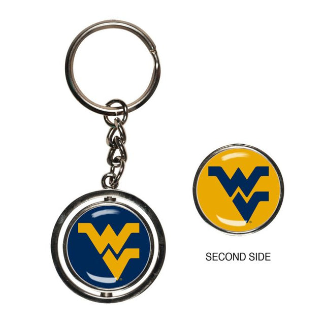 West Virginia Mountaineers Spinner Key Ring