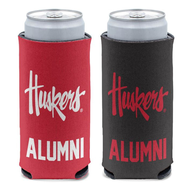 Nebraska Cornhuskers 12 oz Slim Can Cooler