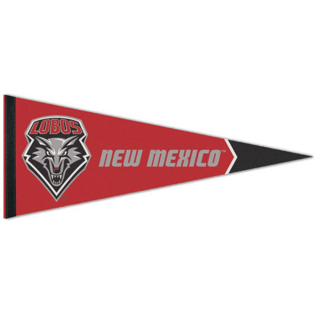 Banderín premium de los Lobos de Nuevo México de 12" x 30"