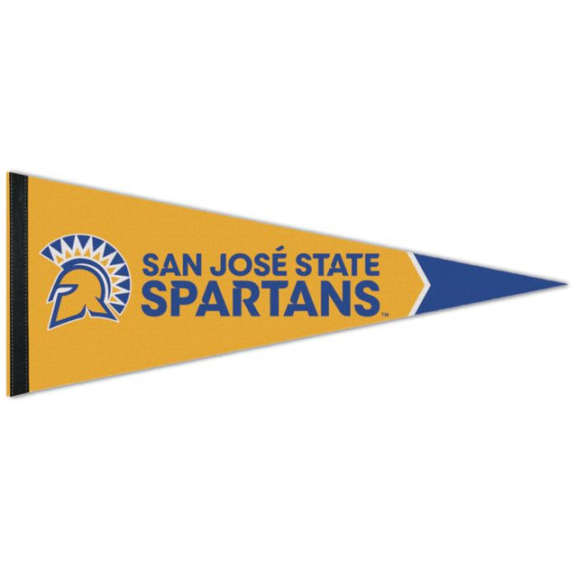 Banderín premium de los Spartans de San José State de 12" x 30"