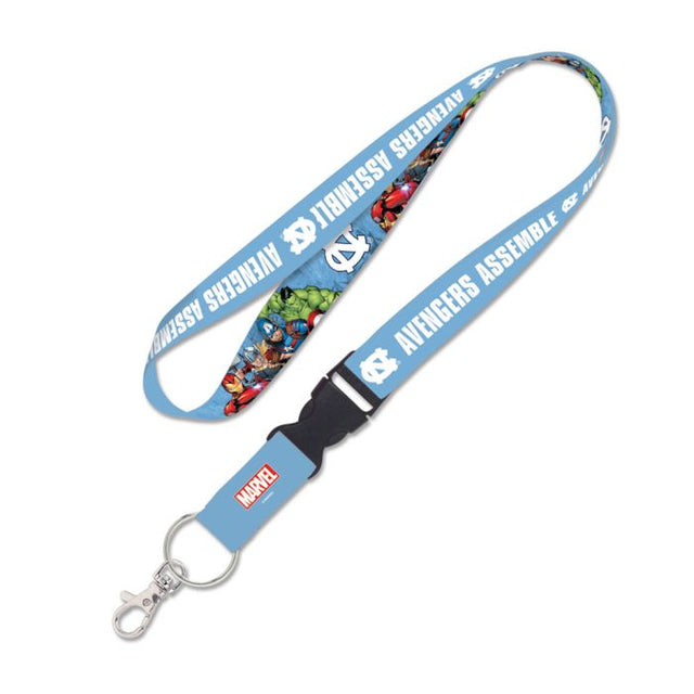 North Carolina Tar Heels / Marvel (c) 2021 MARVEL Lanyard w/detachable buckle 1"