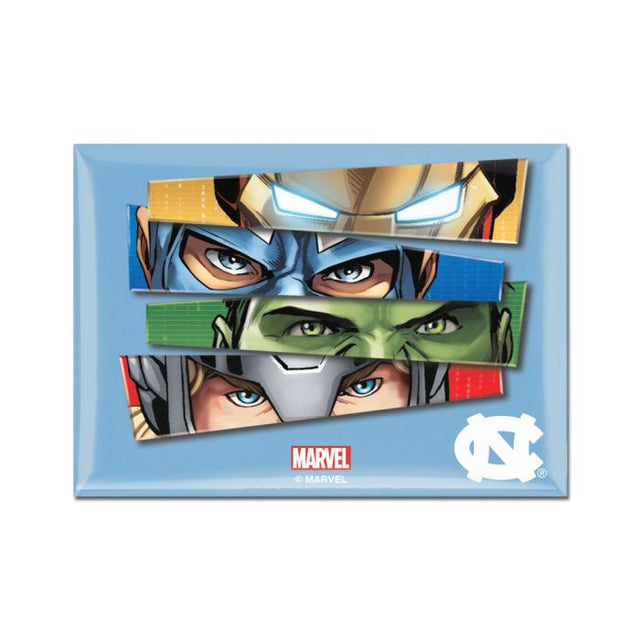 North Carolina Tar Heels / Marvel (c) 2021 MARVEL Metal Magnet 2.5" x 3.5"