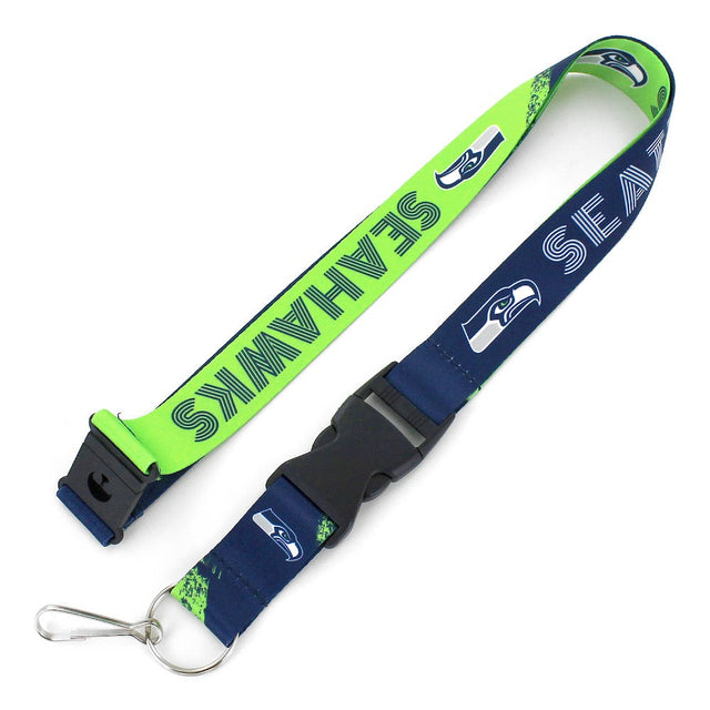 Cordón con diseño de los Seattle Seahawks Crossfade -LN-602-14