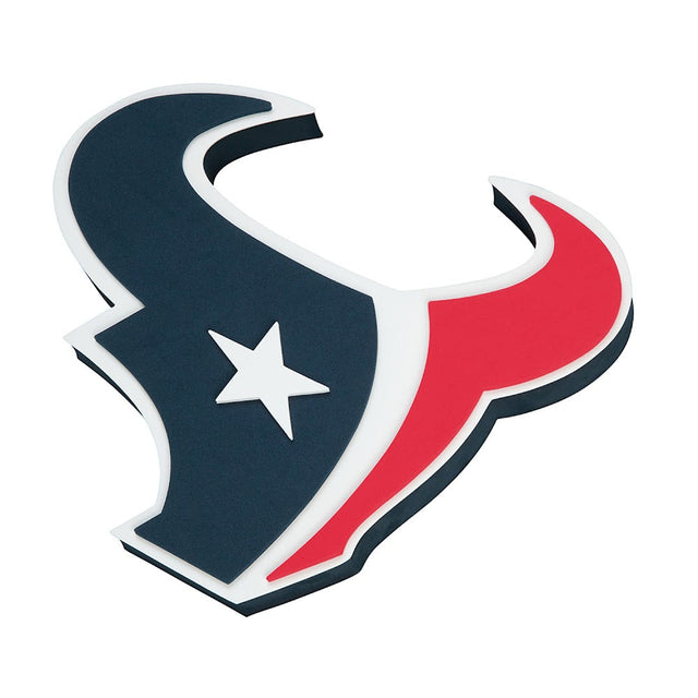 Letrero de pared con el logotipo del equipo Houston Texans -FF-595-32