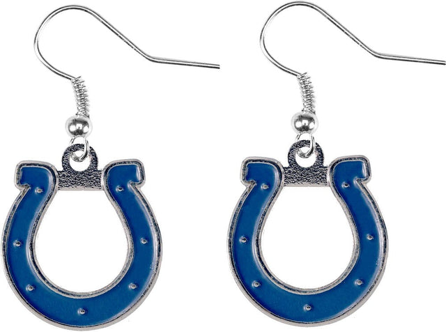 Pendientes colgantes con el logotipo de los Indianapolis Colts -ER-015-06