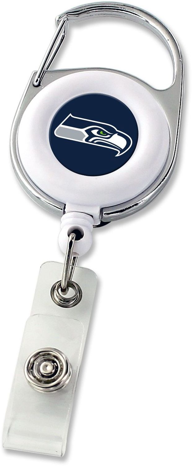 Seattle Seahawks Deluxe Clip Badge Reel -BH-972-14