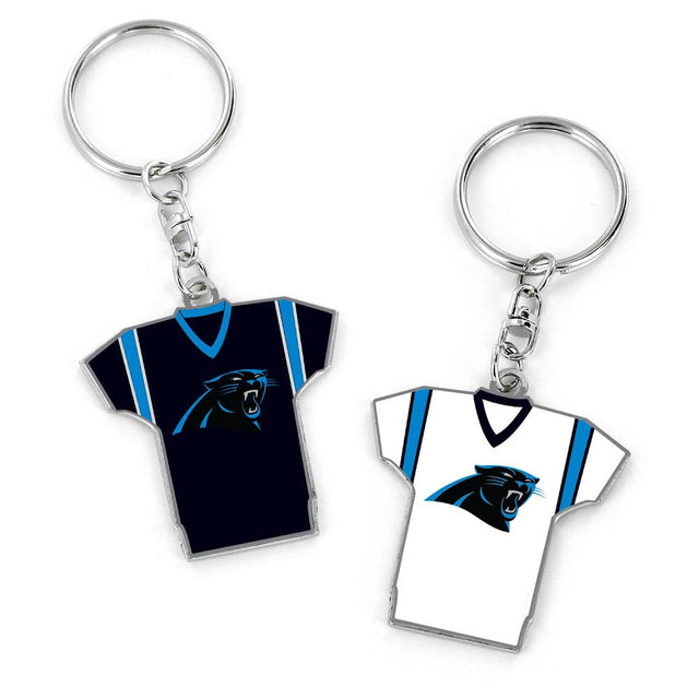 Llavero reversible de la camiseta local/visitante de los Carolina Panthers -KT-1084-29