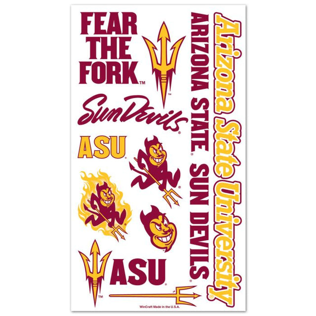 Tatuajes de los Sun Devils del estado de Arizona