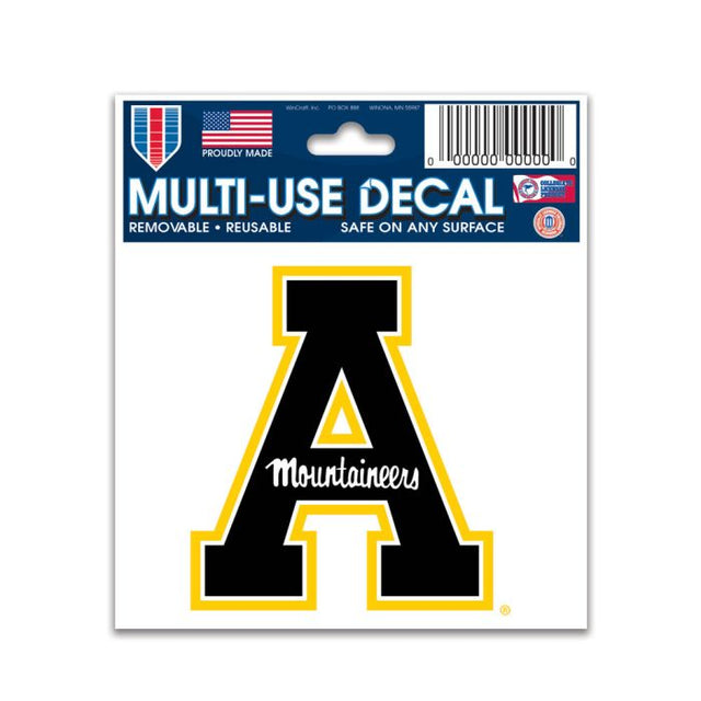 Calcomanía multiusos de Appalachian State Mountaineers de 3" x 4"