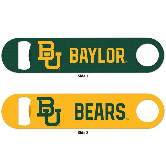 Abridor de botellas de metal de dos caras de los Baylor Bears