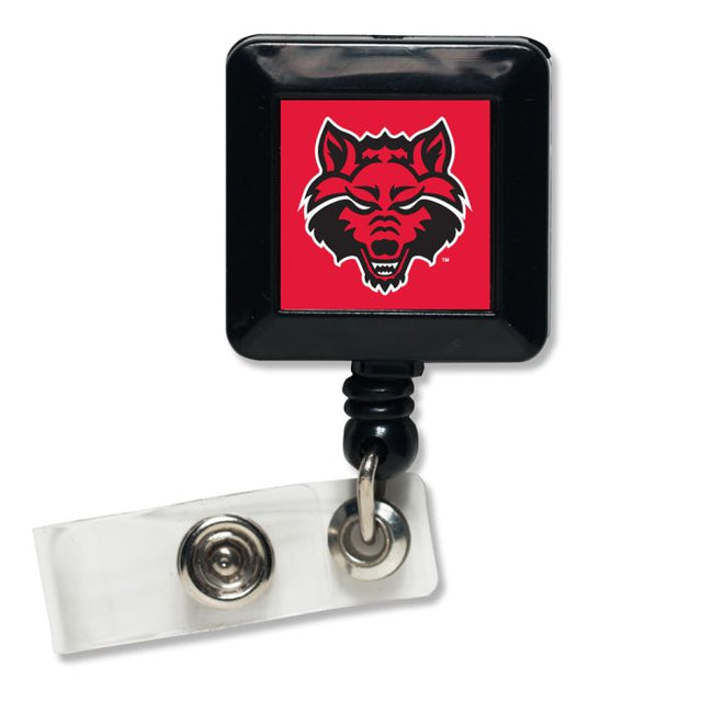 Arkansas State Red Wolves Retractable Badge Holder