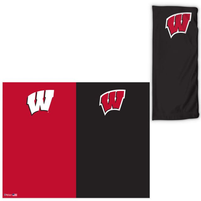 Envolturas para abanicos de dos colores de Wisconsin Badgers