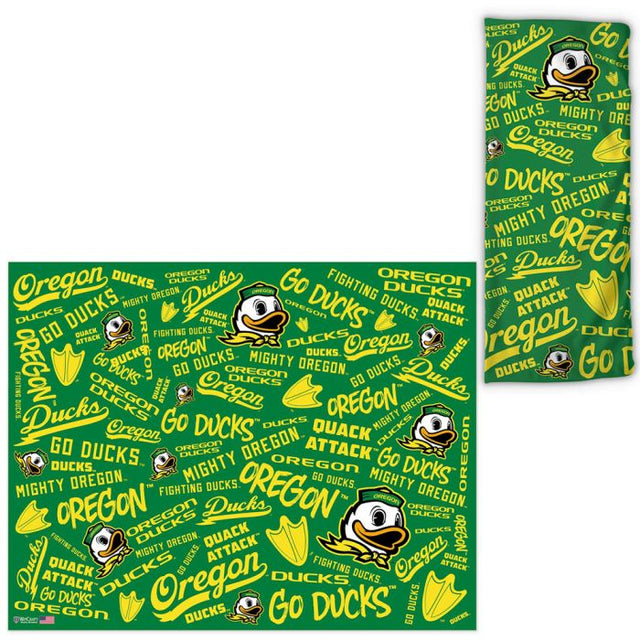 Oregon Ducks Scatter Print Fan Wraps