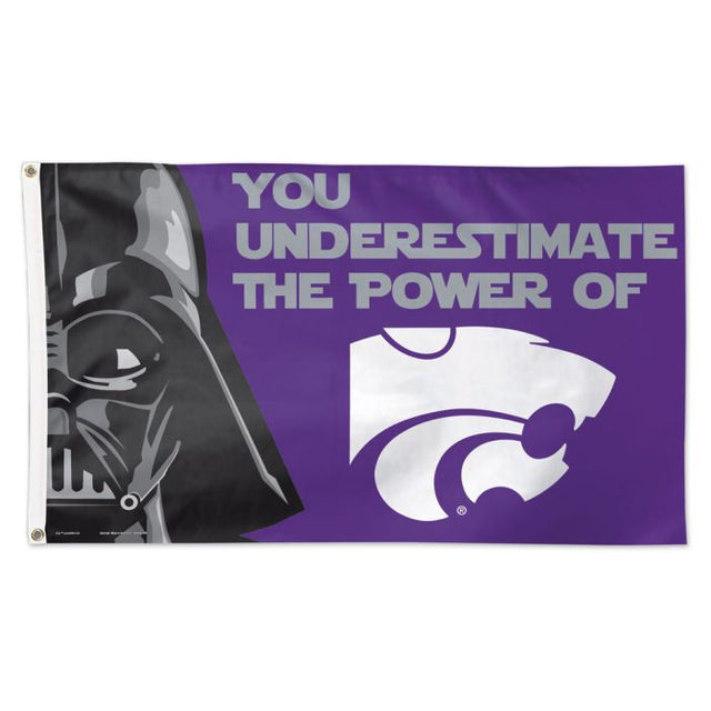 Kansas State Wildcats / Star Wars Darth Vader Flag - Deluxe 3' X 5'