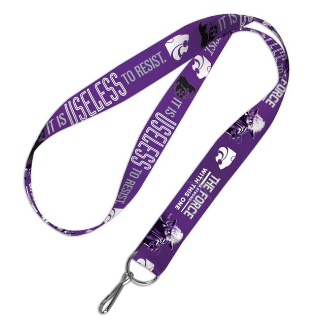 Kansas State Wildcats / Star Wars Darth Vader &amp; Yoda Lanyard 1"