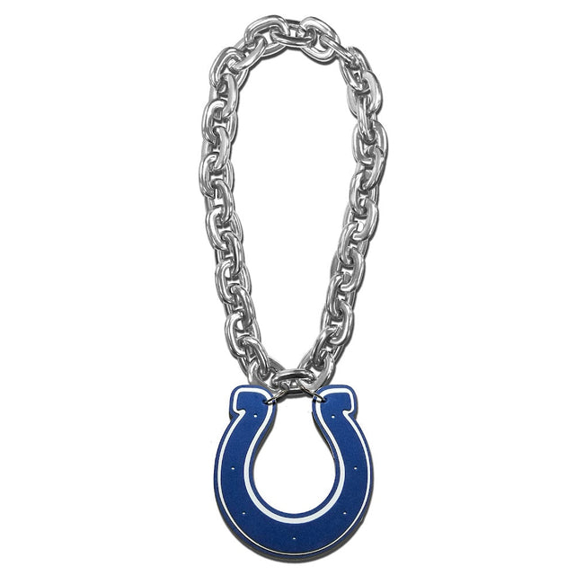 Cadena para ventiladores de los Indianapolis Colts (PLATA) -FF-590-06-SV