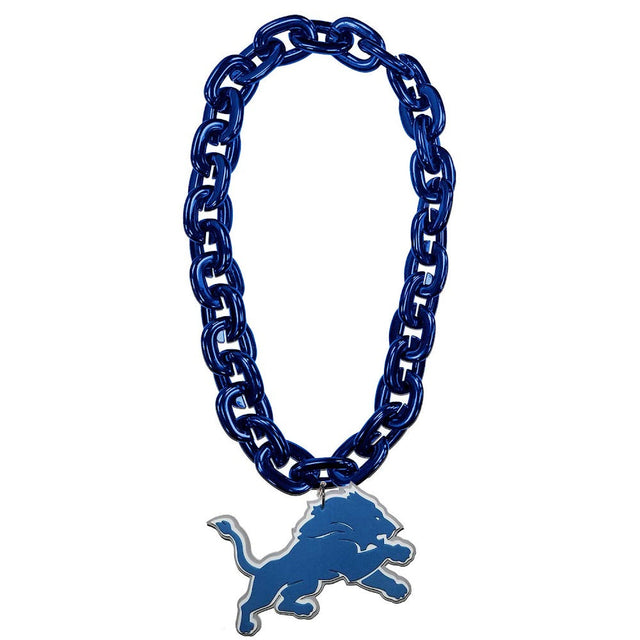 Cadena para fanáticos de los Detroit Lions (AZUL) -FF-590-18