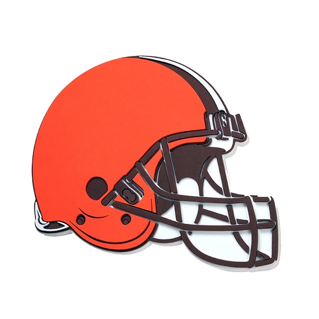 Letrero de pared con el logotipo del equipo Cleveland Browns (CASCO) -FF-595-03