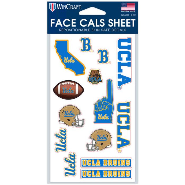 UCLA Bruins Face Cals 4" x 7"