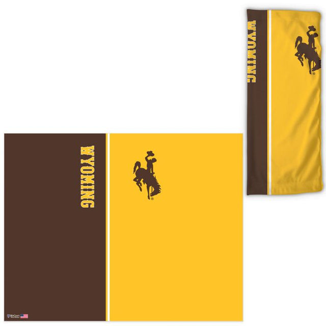 Wyoming Cowboys Vertical Split Fan Wraps