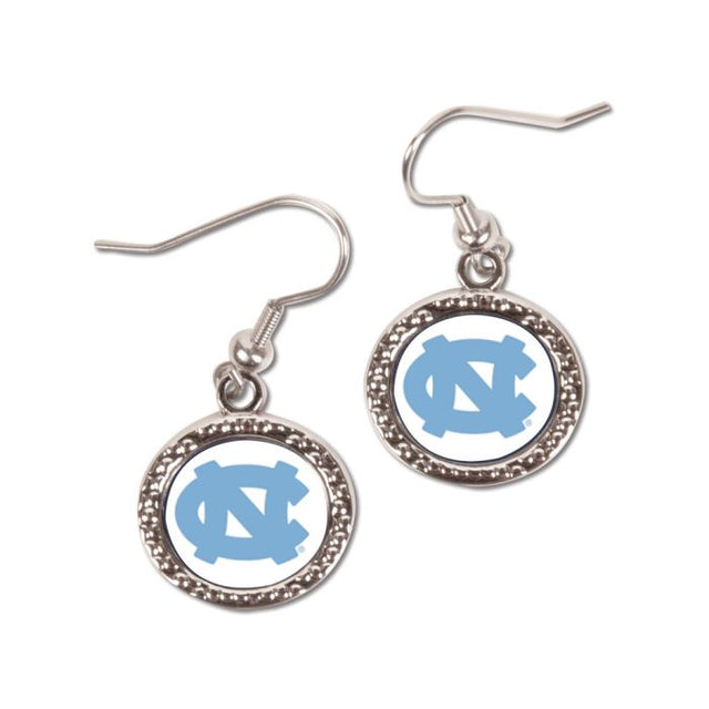 North Carolina Tar Heels Earrings Jewelry Carded Round