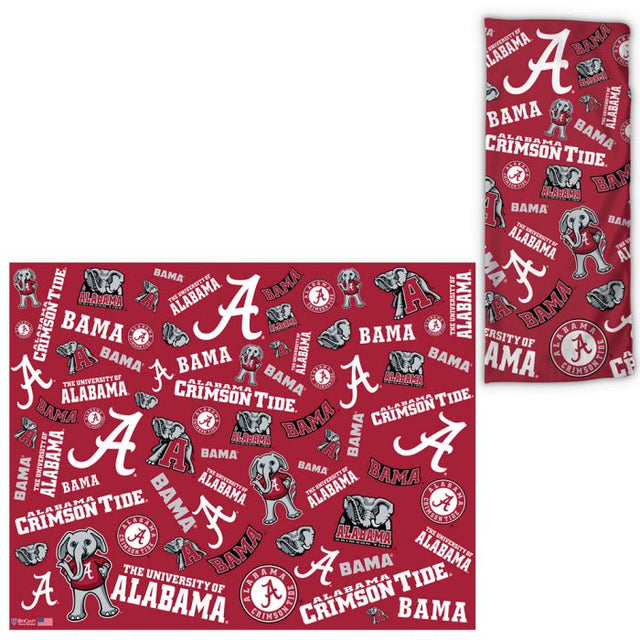 Envolturas para abanicos con estampado disperso de Alabama Crimson Tide