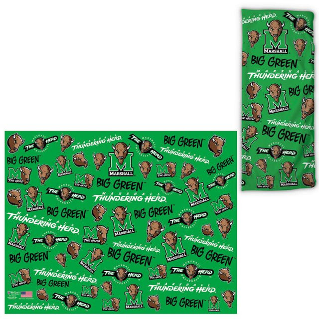 Marshall Thundering Herd Scatter Print Fan Wraps