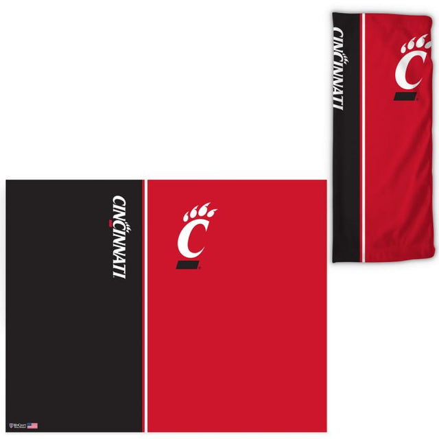 Envolturas para fanáticos de Cincinnati Bearcats con división vertical