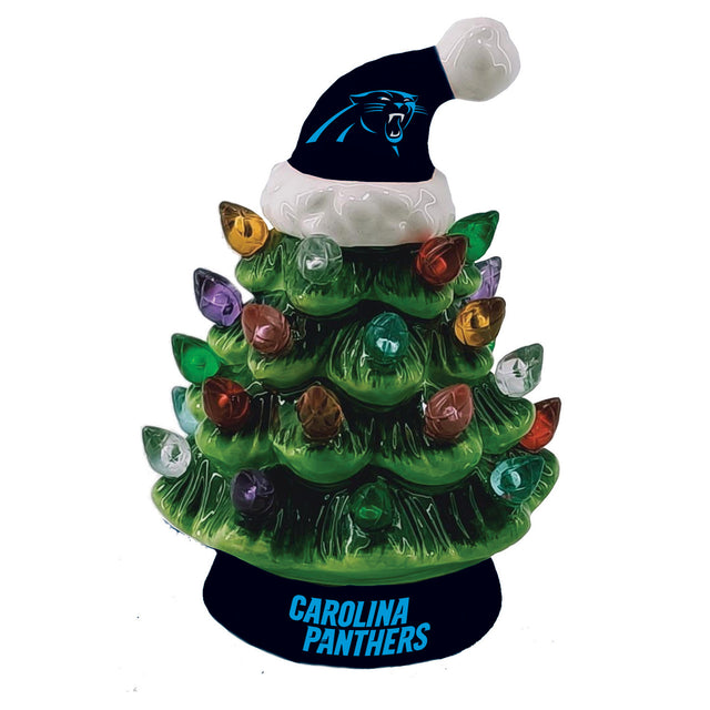 Adorno navideño con luces LED de 4" de los Carolina Panthers