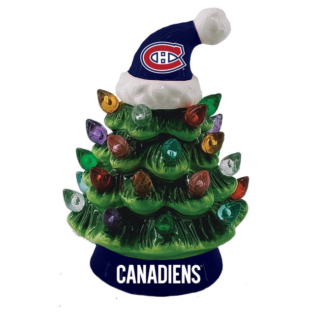 Adorno navideño con luces LED de 4" de los Montreal Canadiens